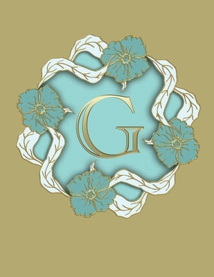 G: 100 Pages 8.5" X 11" Monogram Notebook College Ruled Line Paper by Rwg