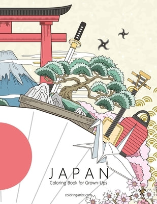 Japan Coloring Book for Grown-Ups 1 by Snels, Nick
