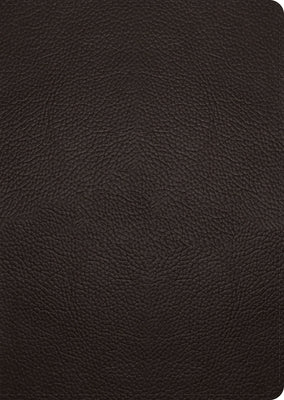 ESV Study Bible, Large Print (Buffalo Leather, Deep Brown) by