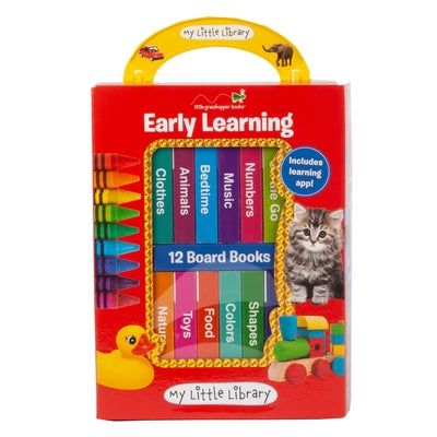 My Little Library: Early Learning - First Words (12 Board Books) by Little Grasshopper Books