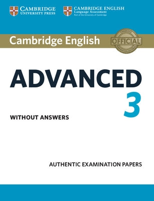 Cambridge English Advanced 3 Student's Book Without Answers by