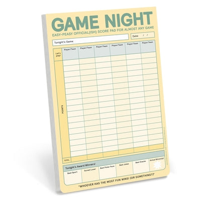Game Night Pad by Knock Knock