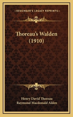 Thoreau's Walden (1910) by Thoreau, Henry David