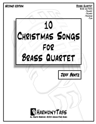 10 Christmas Songs for Brass Quartet by Bratz, Jeff