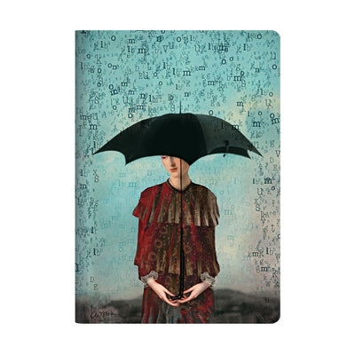 Wordscapes A4 Unlined Softcover Cahier, 80pg, 100gsm by Paperblanks (Free Your Mind) by Paperblanks