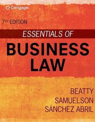 Cengage Infuse for Beatty/Samuelson/Abril's Essentials of Business Law, 1 Term Printed Access Card by Beatty, Jeffrey