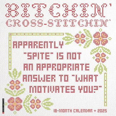 Bitchin' Cross-Stitchin' 2026 12 X 12 Wall Calendar by Willow Creek Press