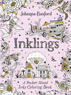 Inklings: A Pocket-Sized Inky Coloring Book by Basford, Johanna