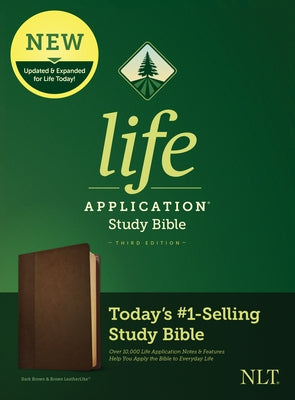 NLT Life Application Study Bible, Third Edition (Leatherlike, Dark Brown/Brown) by Tyndale