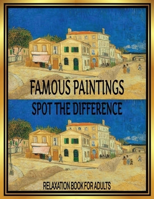 Famous Paintings, Spot the Difference Relaxation, Book for Adults by Press, Phiz Art