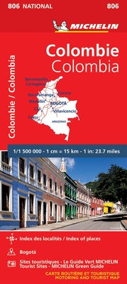 Michelin Columbia Road and Tourist Map No. 806 by Michelin