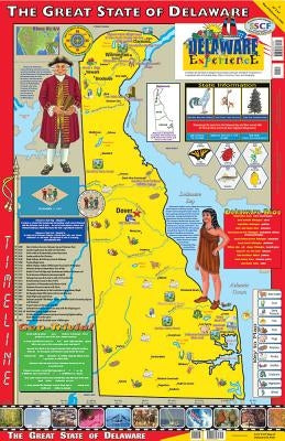 The Delaware Experience Poster/Map! by Gallopade International