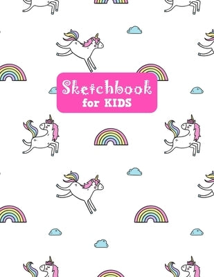 Sketchbook for Kids: Unicorn Large Sketch Book for Drawing, Writing, Painting, Sketching, Doodling and Activity Book- Birthday and Christma by Design Press, Lilly