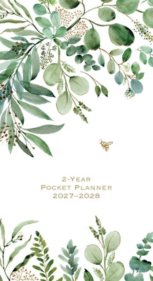 2027-28 Eucalyptus 2-Year Pocket Planner (24-Month Calendar) by Peter Pauper Press Inc