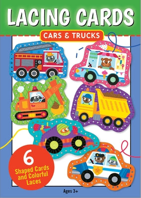 Cars & Trucks Lacing Cards (Set of 6 Cards) by