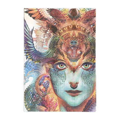 Paperblanks Dharma Dragon Android Jones Collection Sketchbook Grande Elastic Band Closure 112 Pg 200 GSM by Paperblanks