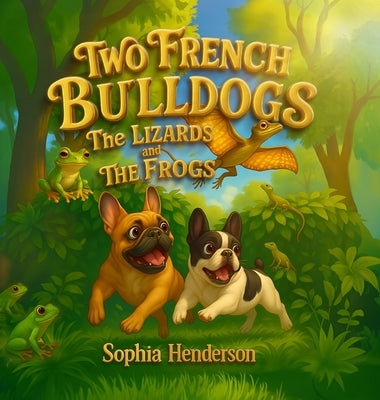 Two French bulldogs-The Lizards and The Frogs by Henderson, Sophia
