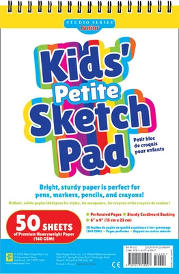Studio Series Jr. Kids' Portable Sketch Pad 6 X 9 Inches (50 Sheets) by