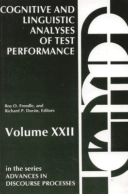 Cognitive and Linguistic: Analyses of Test Performance by Freedle, Roy