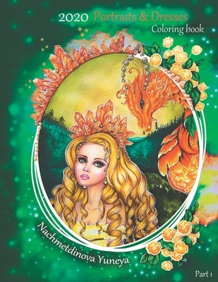 2020 Portraits & Dresses: coloring book by Art, Jenoviya