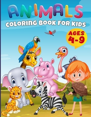 Baby Animals Coloring Book Toddlers: Funny Animals For Kids Ages 4-9, Easy Coloring Pages For Preschool and Kindergarten, Baby Animals Coloring Book F by Colouring, Education