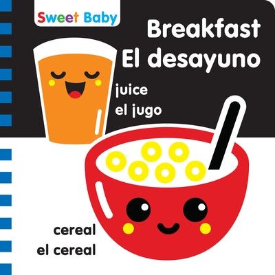Sweet Baby Series Breakfast 6x6 Bilingual: A High Contrast Introduction to Mealtime by 7. Cats Press