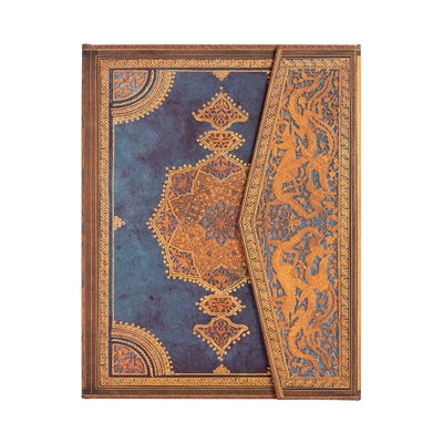 Safavid Indigo Ultra Lined Hardcover Journal, 144pg, 120gsm by Paperblanks (Safavid Binding Art) by Paperblanks