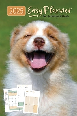 2025 Easy Planner for Activities and Goals by McDermid, Paula J.