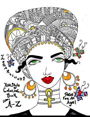 Lora Reina's Alphabet of Hair Styles Coloring Book by Reina, Lora