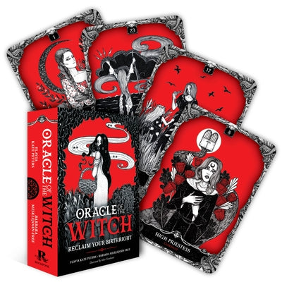 Oracle of the Witch: Reclaim Your Birthright (44 Full-Color Cards and 144-Page Guidebook) by Kate Peters, Flavia