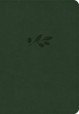 KJV Large Print Compact Reference Bible, Olive Leathertouch by Holman Bible Publishers