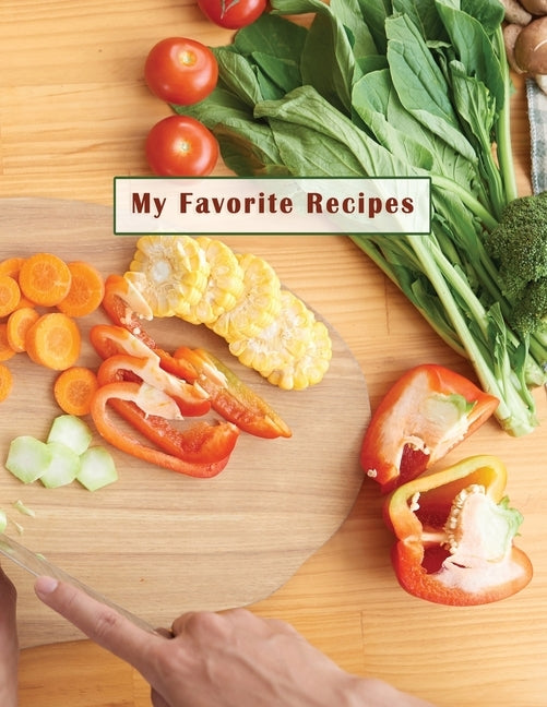 Low Vision Recipe Book: My Favorite Recipes: Personal Cookbook with Large Print and Bold Lines on White Paper for Visually Impaired by Notes, Babbs