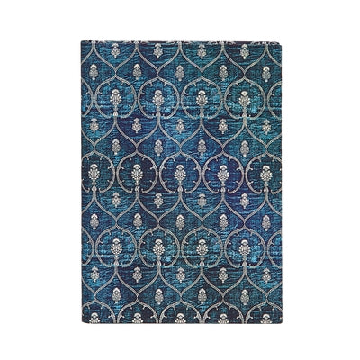 Blue Velvet MIDI Lined Hardcover Journal, 144pg, 120gsm, Velvet Dalmatic Collection by Paperblanks (Blue Velvet) by Paperblanks