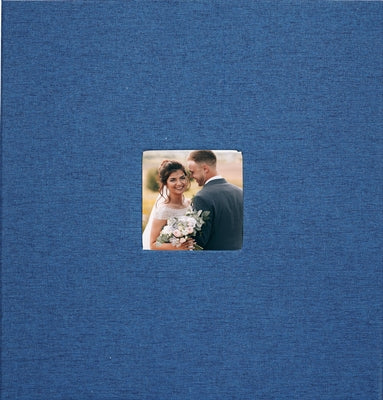 Navy Linen Photo Album (40 Self-Adhesive Pages) by
