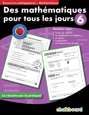 Des Mathematiques Pour Tous Les Jours 6 by Turnbull, Demetra