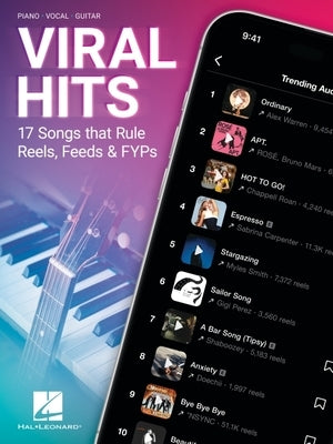 Viral Hits: 17 Songs That Rule Reels, Feeds, & Fyps - Piano/Vocal/Guitar Songbook by