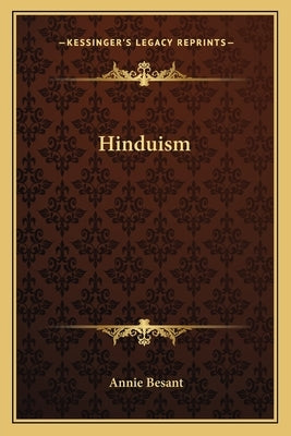 Hinduism by Besant, Annie