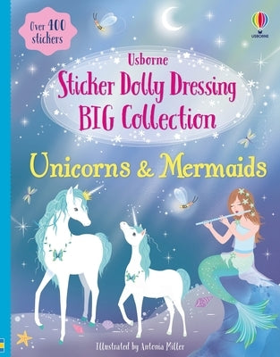 Sticker Dolly Dressing Big Collection Unicorns & Mermaids by Watt, Fiona