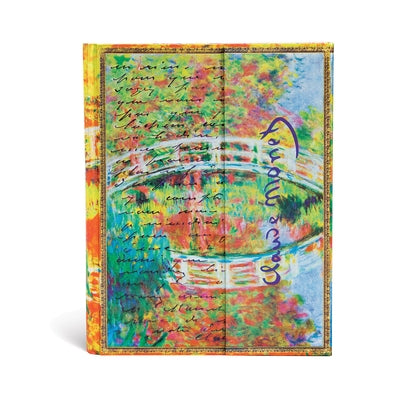 Paperblanks Monet (Bridge), Letter to Morisot Hardcover Ultra Lined Wrap Closure 144 Pg 120 GSM by Paperblanks