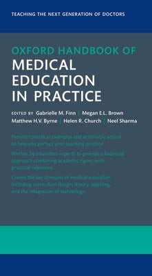 Oxford Handbook of Medical Education in Practice 3rd Edition by Church, Helen
