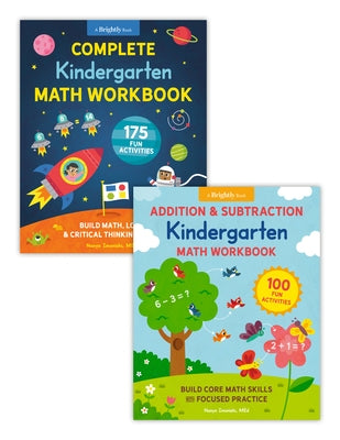 Complete Kindergarten Math Book Set: Two Workbooks with 275 Fun Activities to Build Addition, Subtraction, and Critical Thinking Skills (Perfect for A by Imanishi, Naoya