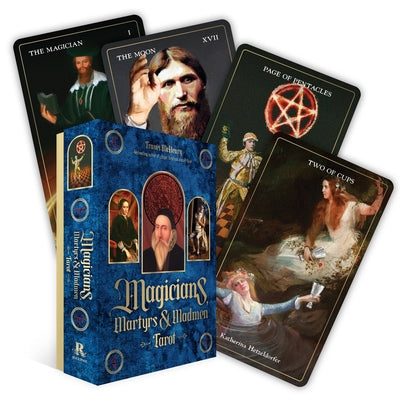 Magicians, Martyrs, and Madmen Tarot: (80 Cards and 128-Page Full-Color Guidebook) by McHenry, Travis