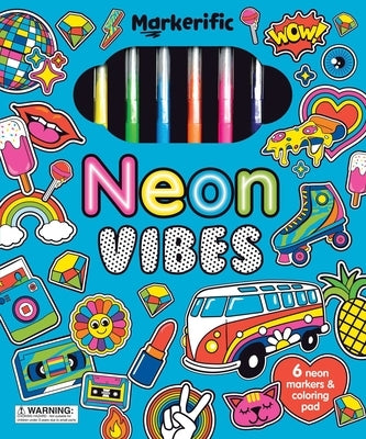 Markerific: Neon Vibes: Activity Folder with 6 Markers by Lake Press