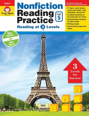 Nonfiction Reading Practice, Grade 5 Teacher Resource by Evan-Moor Corporation