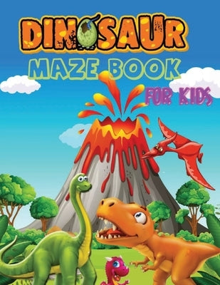 Dinosaur Maze Book by Moore, Jayden