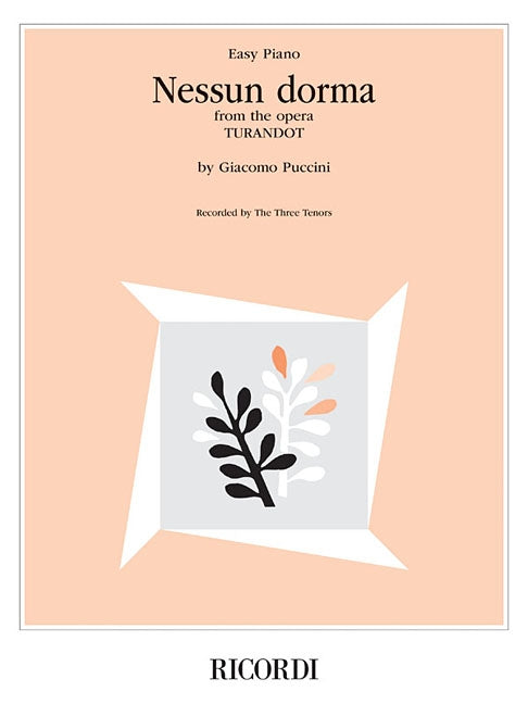 Nessun Dorma (from the Opera Turandot): Easy Piano Solo by Puccini, Giacomo