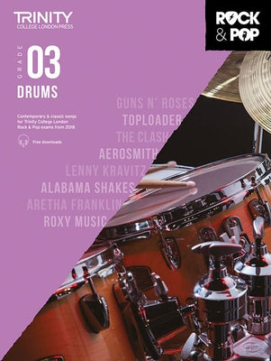 Trinity Rock & Pop 2018 Drums: Grade 3 by