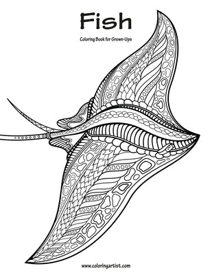 Fish Coloring Book for Grown-Ups 1 by Snels, Nick
