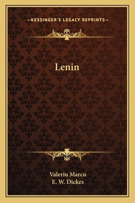 Lenin by Marcu, Valeriu