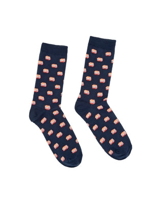 To Be Read Stack Socks - Large by Out of Print